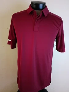 Adidas ICNC Coach Polo Maroon/White Shirt - NWT Medium  - Picture 1 of 8