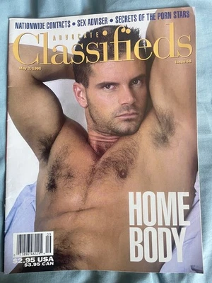 Vintage “Advocate Classifieds”  Magazine  May 2, 1995 w/Coverman Andy Mantegna  - Image 1 of 3