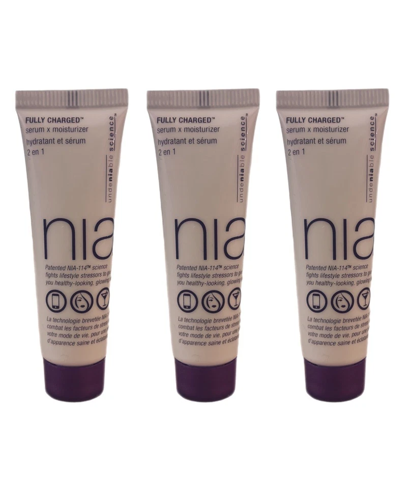 3x StriVectin NIA Fully Charged Serum x Moisturizer .35 oz - Image 1 of 2