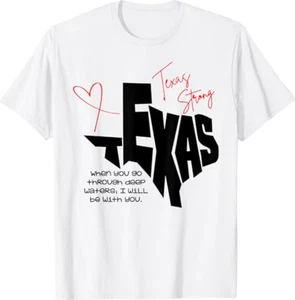 Texas Stronger Than Storm Support Community Pray For Texas T-Shirt - Bild 1 von 8