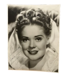 Alice Faye signiertes Foto Vintage Original 10,5". x 13,75" - Bild 1 von 9
