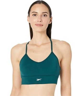Sujetador deportivo Reebok Workout Ready Tri Back para mujer, forgrn, S Foto 1 de 2