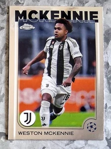 #160 Weston McKennie 2024-25 Topps Chrome UEFA - Juventus - Picture 1 of 2