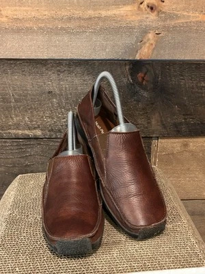 Mocasín Hush Puppies Talla 6.5 Cuero Marrón Mediano Sin Cordones Mujer 52752 Foto 1 de 4