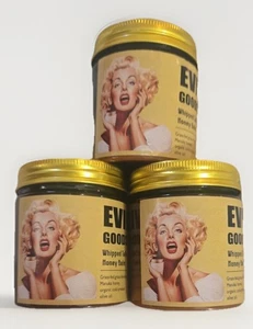TRE NUOVI beni malvagi! Balsamo al miele di sego frustato viso labbra corpo 4,23 oz 120 g - Foto 1 di 3