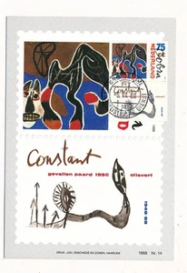 D434125 Netherlands Maximum Card Modern Art Paintings - Picture 1 of 1