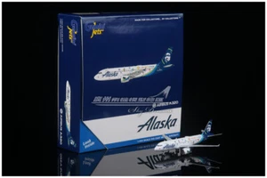 1:400 GeminiJets Alaska BOEING A320-200 Airplane Diecast Plane Aircraft Model - Picture 1 of 9