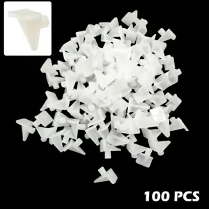 100pcs Plastic Shelf Support Peg Cabinet Shelf Clip Shelf Bracket Holder 5mm US - Picture 1 of 9