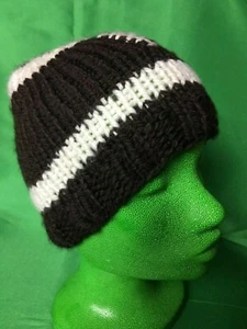American Football Hand-Knitted Woolly Hat Beanie - Picture 1 of 5