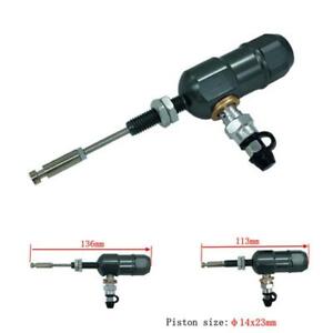 14x23mm Motorcycle Hydraulic Hand Clutch Master Cylinder Rod Transfer Pump Black