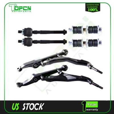 For 1993-97 Honda Civic del Sol 6Pcs Front Lower Control Arms Sway Bars Tie Rods - Изображение 1 из 4