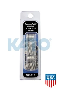 M10X1.25 Thread Repair Pack Perma-Coil 106-610 (12 Insert) Helicoil 5542-11 - Picture 1 of 1