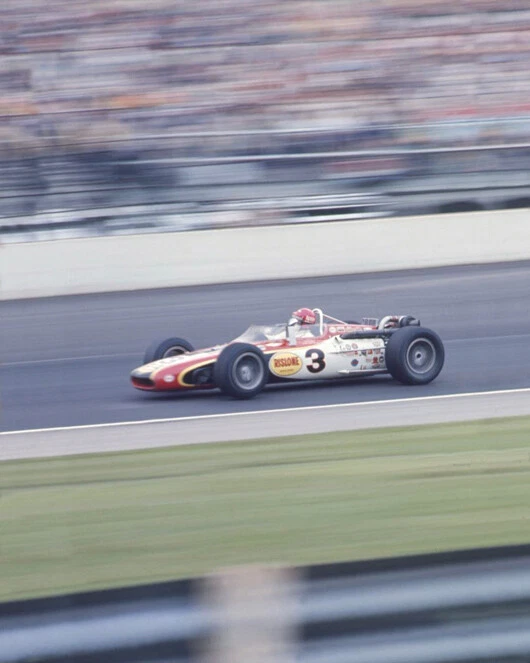 1968 Offenhauser Car BOBBY UNSER Glossy 8x10 Photo Indianapolis 500 Indy Print - Image 1 of 1