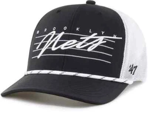 '47 Brand Brooklyn Nets Hitch Adjustable Hat Cap Snapback Black Rope NBA - Picture 1 of 3
