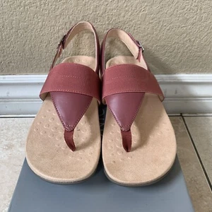Vionic Rest Danita Sandals in Vintage Mauve Comfort Shoes Size 10 Women's - Picture 1 of 7