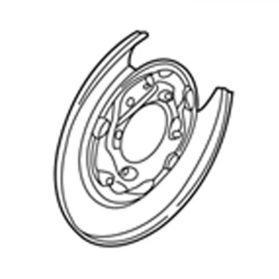58270 2W000 停车制动器后右手适用于 2013 年现代圣达菲 — 第 1/2 张图片