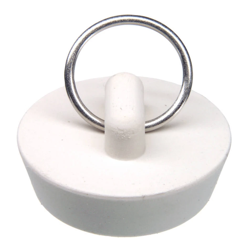 Danco 80225 1-1/4-Inch Rubber Drain Stopper, White - Image 1 of 1
