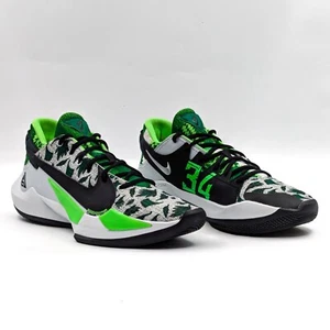 Nike Men AIr Zoom Freak 2 Naija Green Laceup Sneakers Shoes size 10 - Picture 1 of 11