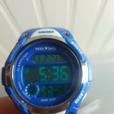Backlight Sport Kid Watch Quartz Date Rubber Alarm Digital Day boy Waterproof - Image 1 of 4