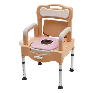 Height Adjustable Bath Seat Bedside Commode Toilet Chair Heavy Duty Adult Senior - Picture 1 of 24