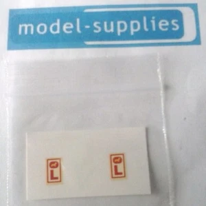 Corgi 236/255 Driving School reproduction L plates decal set - Picture 1 of 1