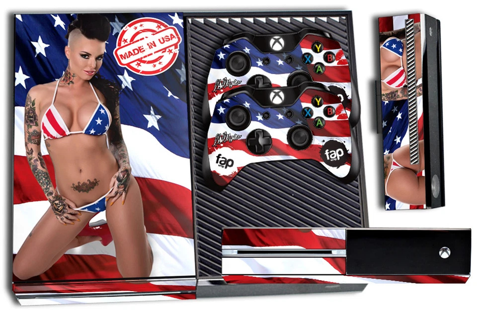 Fap Wrap Skin for XBOX ONE 1 Console +2 Controller Sticker Decals CHRISTY MACK U - Image 1 of 1