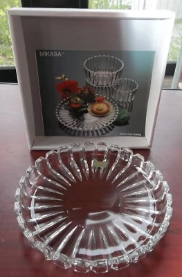 Placa individual MIKASA cristal RC185/202 ponto alto 7/8 "na caixa não usada - Imagem 1 de 3