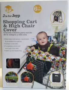 Jeep 2 in 1 Einkaufswagenbezug Hochstuhlbezug Kissen Neu im Karton Mehrfarbig - Bild 1 von 12