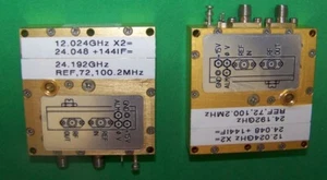 PDRO CTI 12,024 GHz. X2=24.048 +144Mhz I.F.= 24.192GHz avec alimentation 12.6-15V 14dBm - Photo 1/2