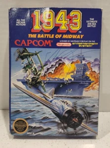 Nintendo NES 1943 1988 LA BATALLA DE MIDWAY CAJA, FUNDA DE JUEGO SIN MANUAL - Imagen 1 de 8