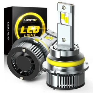 AUXITO 9007 HB5 LED Headlight Bulbs Fan-Design 6500K White 2X Super Bright US - Picture 1 of 18