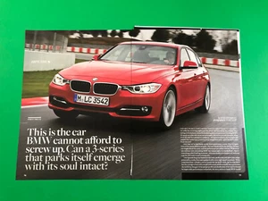 2012 BMW 328i ORIGINAL 6 PAGE ROAD TEST VINTAGE PRINT AD ARTICLE - Bild 1 von 3