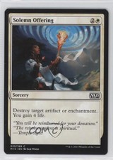 2014 Magic: The Gathering - Core Set: 2015 Solemn Offering #033 0a3