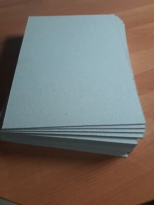 Pappe Karton Bastelkarton Graupappe A3 20 St. grau/grau 2,0 mm - Bild 1 von 2