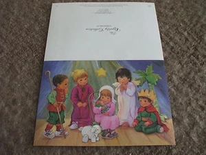 6 spanish christmas cards folded size 7-1/4"x5" "Christmas Pagent" - Picture 1 of 2