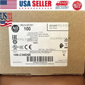 Allen Bradley 100-C30D00 120 V 30 AMP Schütz kein AUX-Kontakt USA kostenlose Steuer - Bild 1 von 5
