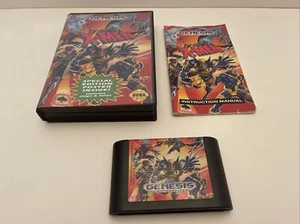 X-Men (Sega Genesis, 1993) Complete Tested NO POSTER FREE SHIPPING - Picture 1 of 9