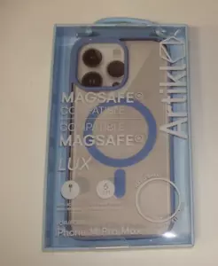 Blue & Clear Artikl Hard Case Magsafe Compatible For Apple iPhone 14 Pro max - Picture 1 of 1