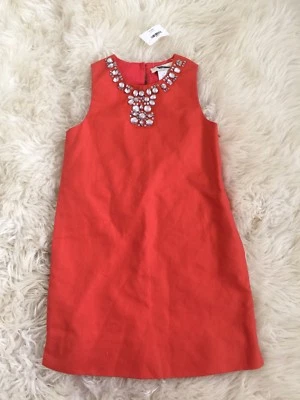 Jcrew Crewcuts Girls' Gracen dress in cotton cady Sz 6 $198 93201  NEW - Изображение 1 из 4