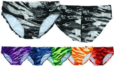 Nike Men's Swim Brief NX Electric Anomaly Swimwear Swimsuit NESS5003 MSRP $42 - Image 1 of 3