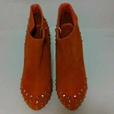 Orange Gold Studded Boots - Image 1 of 4