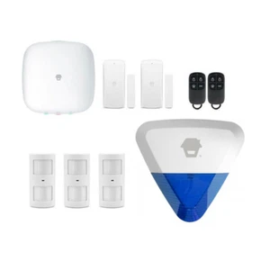 CHUANGO LTE-400 WiFi & 4G WIRELESS DIY SMART SECURITY ALARM KIT + POWERED SIREN - Picture 1 of 2