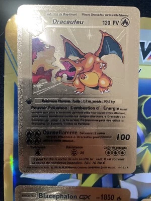 Selling my French Charizard foil card perfect condition - Image 1 of 4