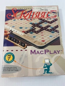 1994 Scrabble Crossword Computer Game Macintosh MacPlay OS X 6.0.7 - Picture 1 of 11