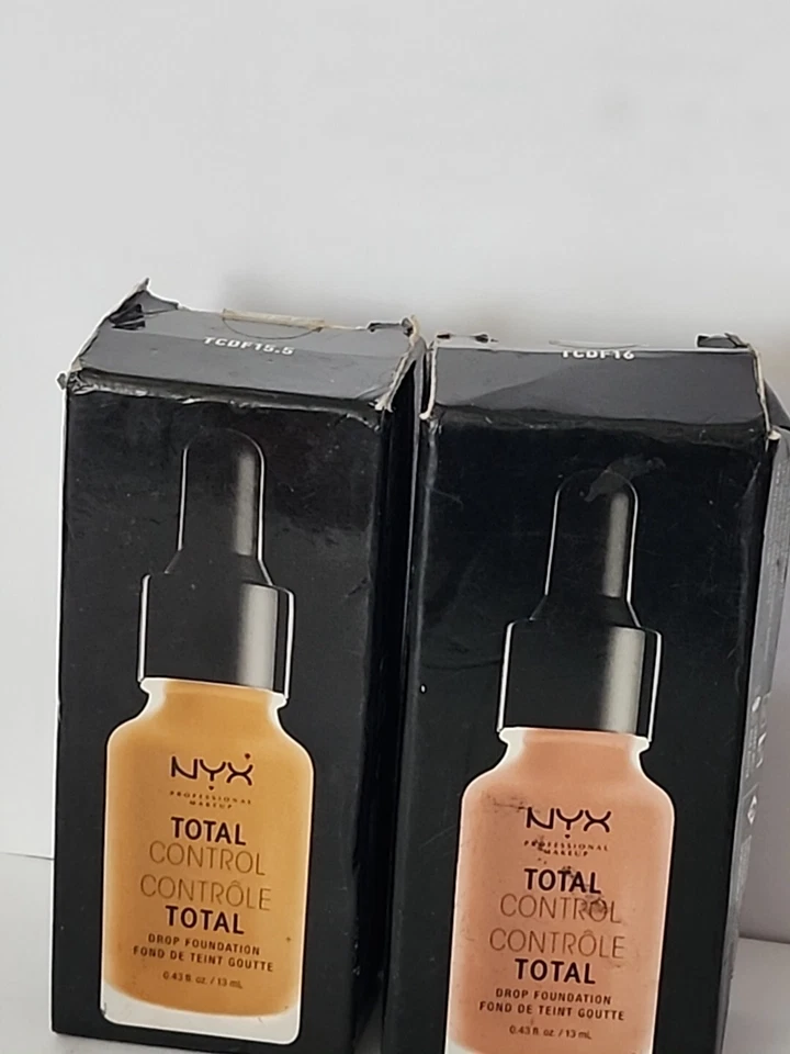 2-NYX Total Control Drop Foundation color 15.5/color 16 - Image 1 of 1