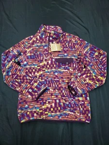 Patagonia Lightweight Synchilla Snap-T Fleece Pullover Womens Night Plum New L - Picture 1 of 9