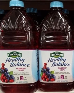 2 PACK- Old Orchard Healthy Balance Cranberry Grape Juice with Vitamin C 64 Oz. - Picture 1 of 4