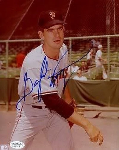 Gaylord Perry Giants Signed Jsa Cert Sticker 8x10 Photo Autograph Authentic  - Image 1 of 1