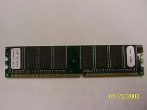 2 x PNY 512MB DDR400 200Mhz PC3200 NON-ECC RAM Memory, Bravo ADP328TM-50 Chips - Picture 1 of 2