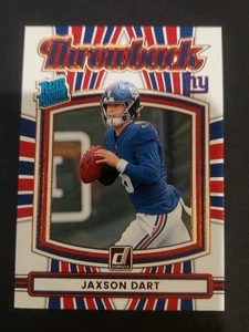 Jaxson Dart 2025 Donruss Throwback Rookie Giants RC 🔥  - Bild 1 von 2